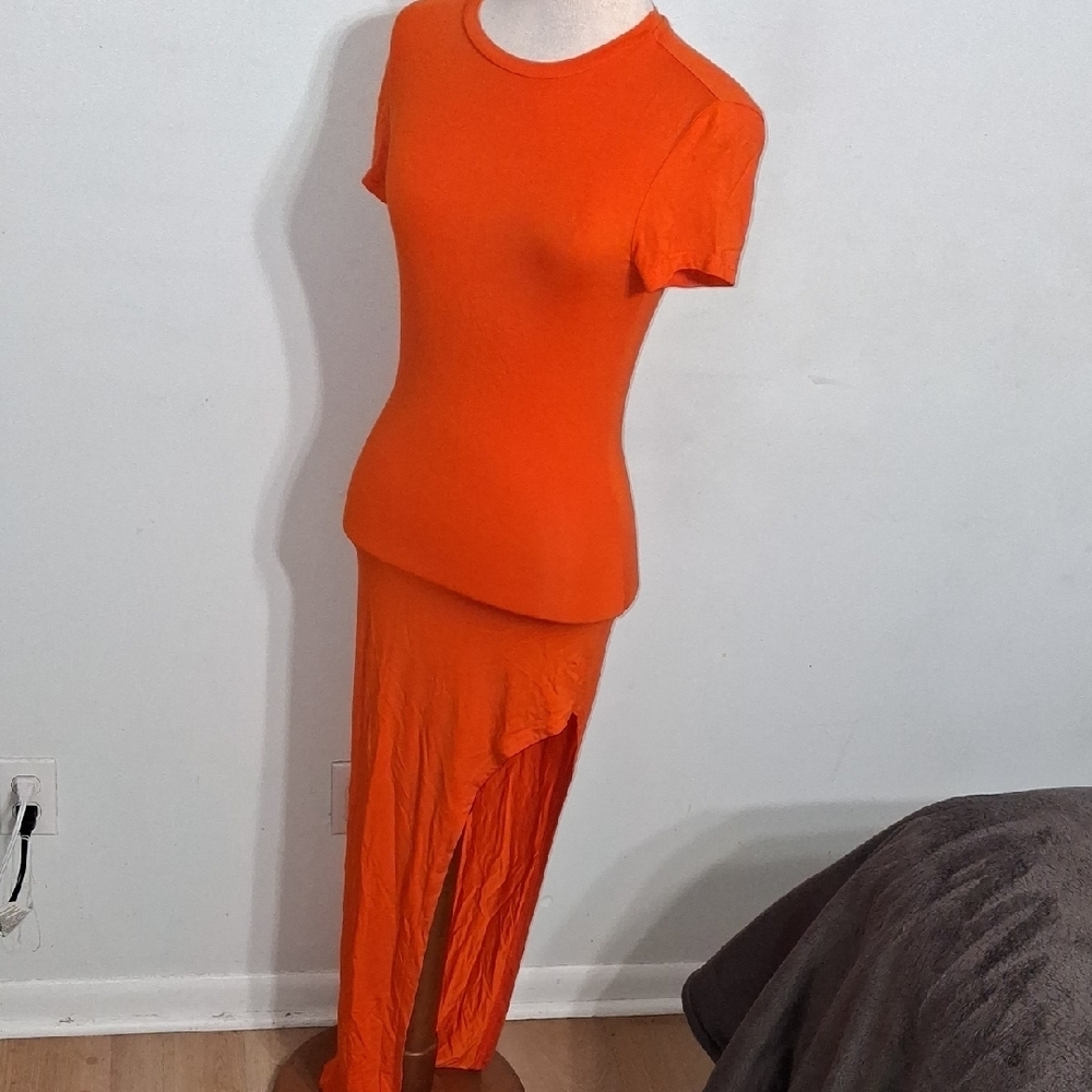 SHEIN - Orange🧡- Short Sleeve Dress- W Sz 2